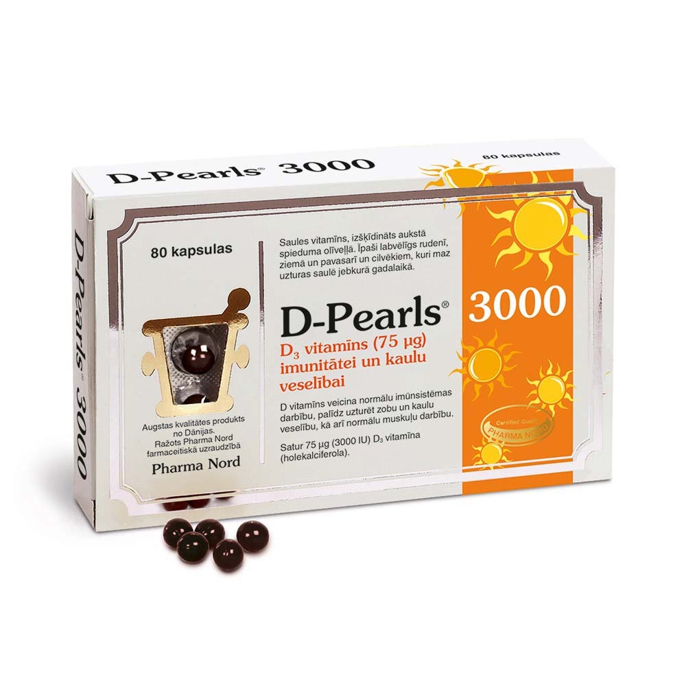 D-Pearls 3000 capsules N80