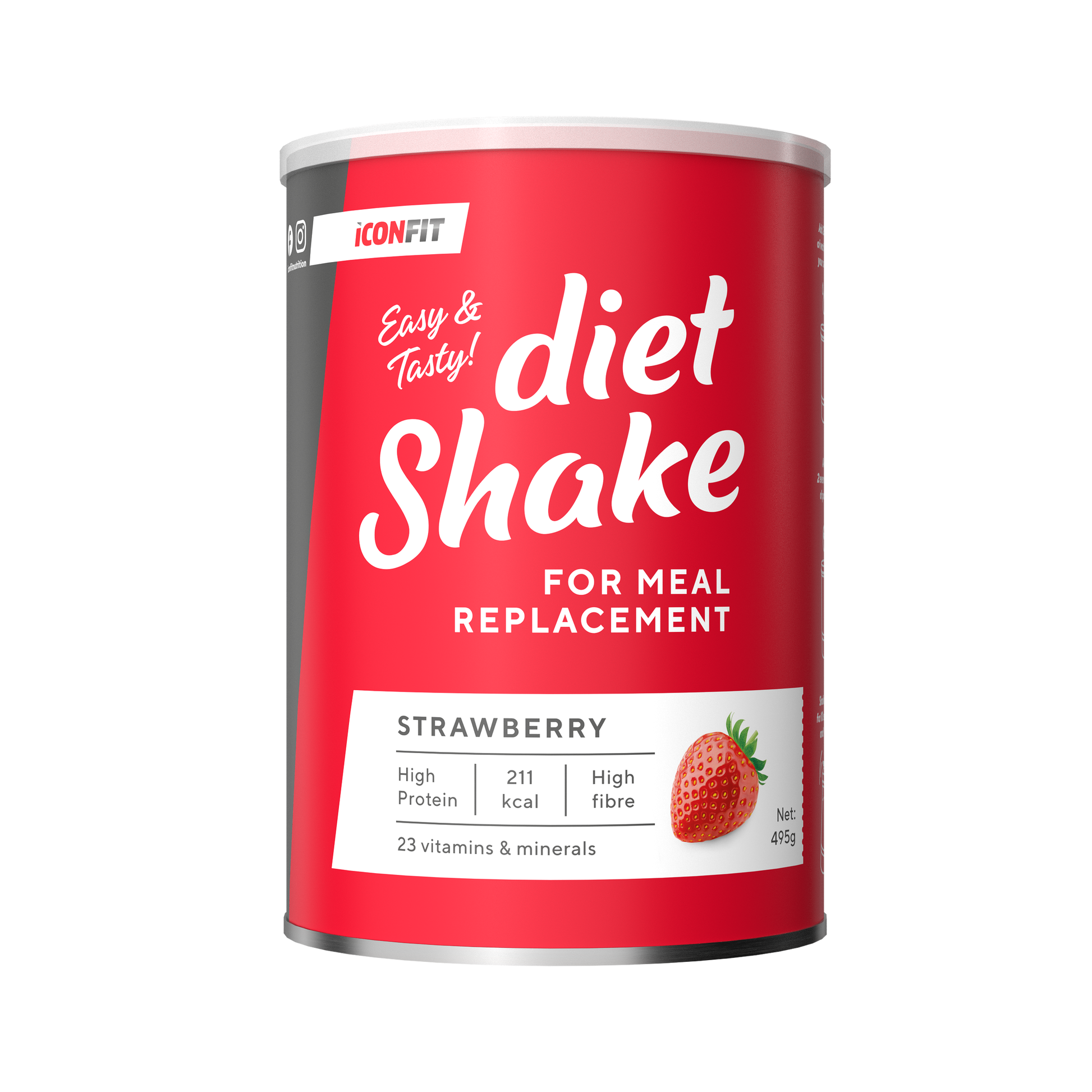 ICONFIT Diet Shake - Strawberry 495 g