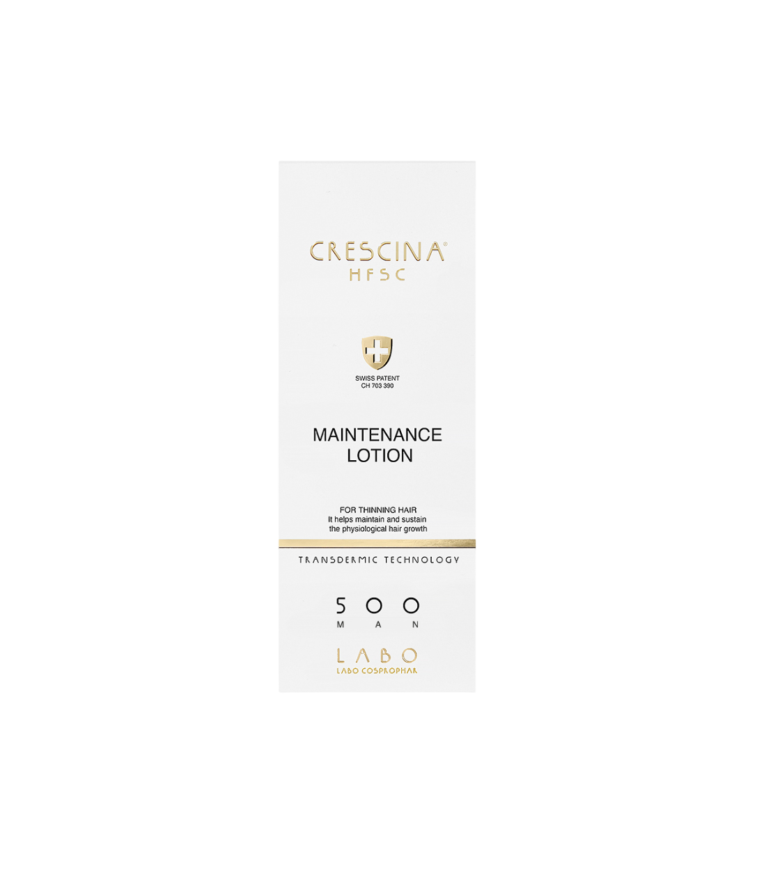 Labo Cosprophar Suisse, Crescina HFSC 500, Hair Lotion Treatment, Regrowth, 100 ml