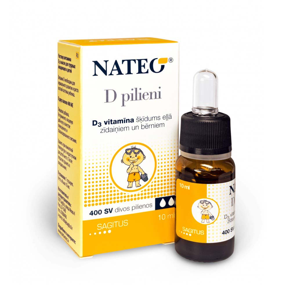 Nateo D 400 SV drops 10 ml