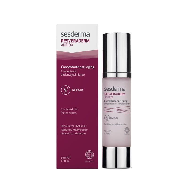 Sesderma, Resveraderm Antiox, Anti-Ageing, Anti-Wrinkle, Protecting, Firming, Concentrate, For Face, 50 ml