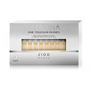 Set, Labo Cosprophar Suisse, Crescina Follicular Islands 2100, For Growth Stimulation, Ampoules Treatment Serum, For Scalp, For Women, 20 pcs