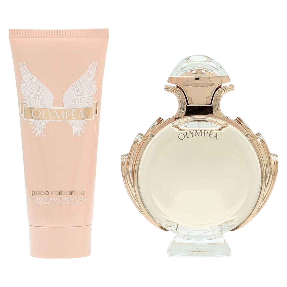 Set Paco Rabanne: Olympea, Eau De Parfum, For Women, 80 ml + Olympea, Body Lotion, 100 ml